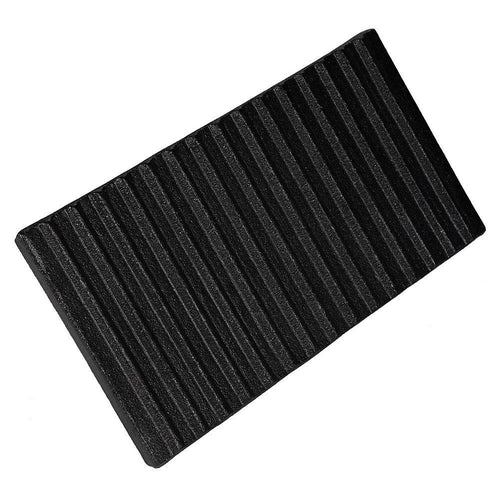 Bacon Pressing Plate Stripes For Outdoor Barbecue With Cast Iron Wooden Handle