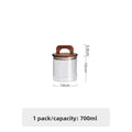 Tea glass airtight jar