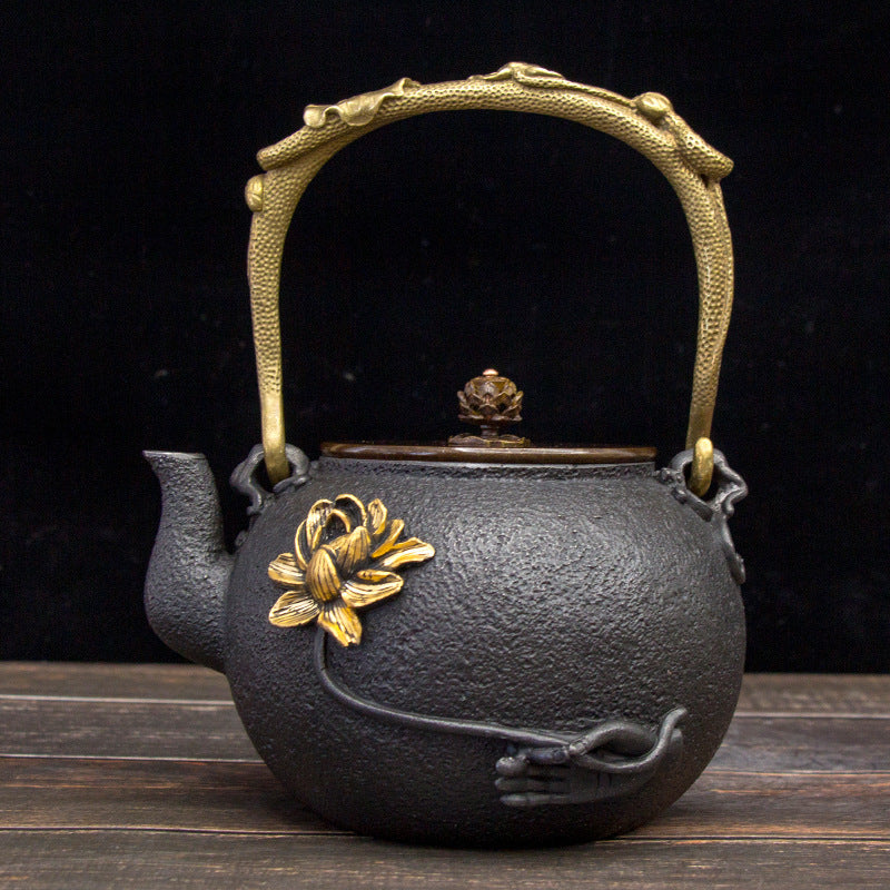 High-end cast iron teapot