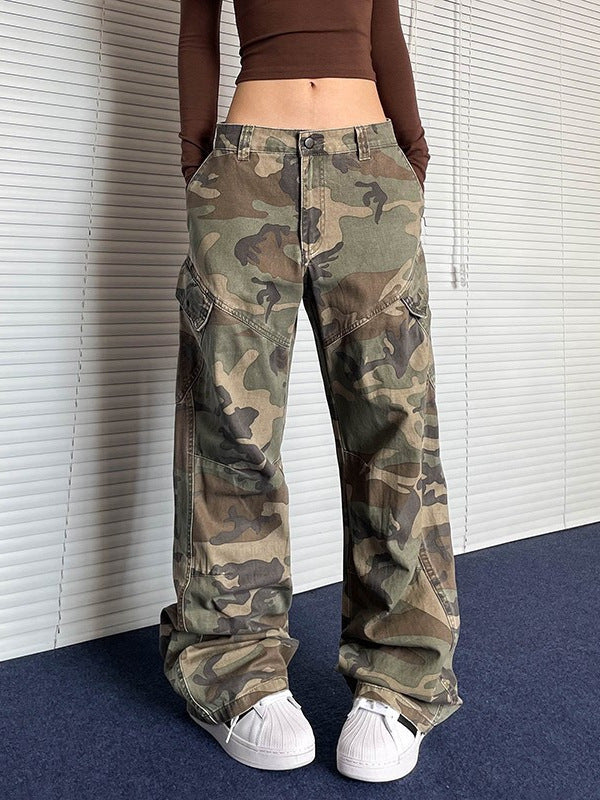 Cotton Denim Pants