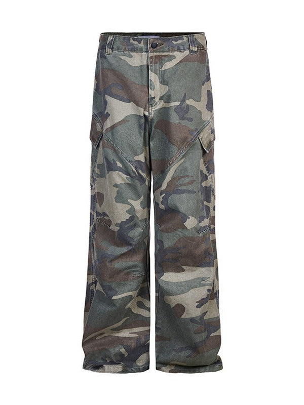 Cotton Denim Pants