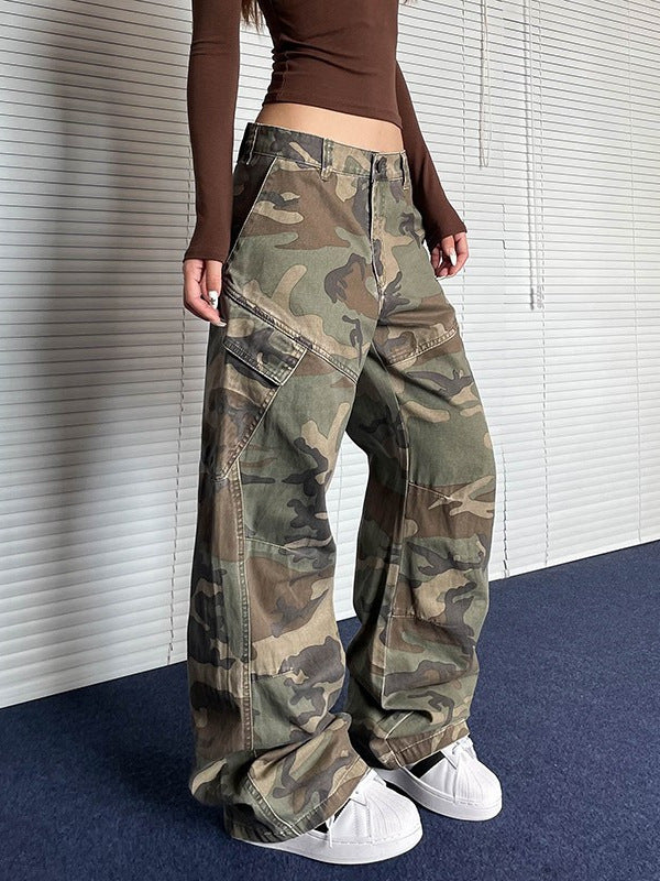 Cotton Denim Pants