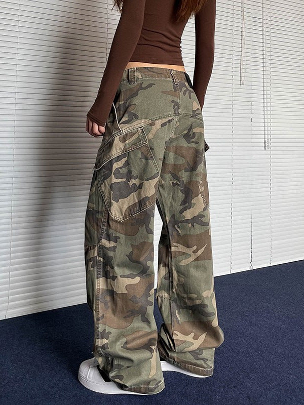 Cotton Denim Pants