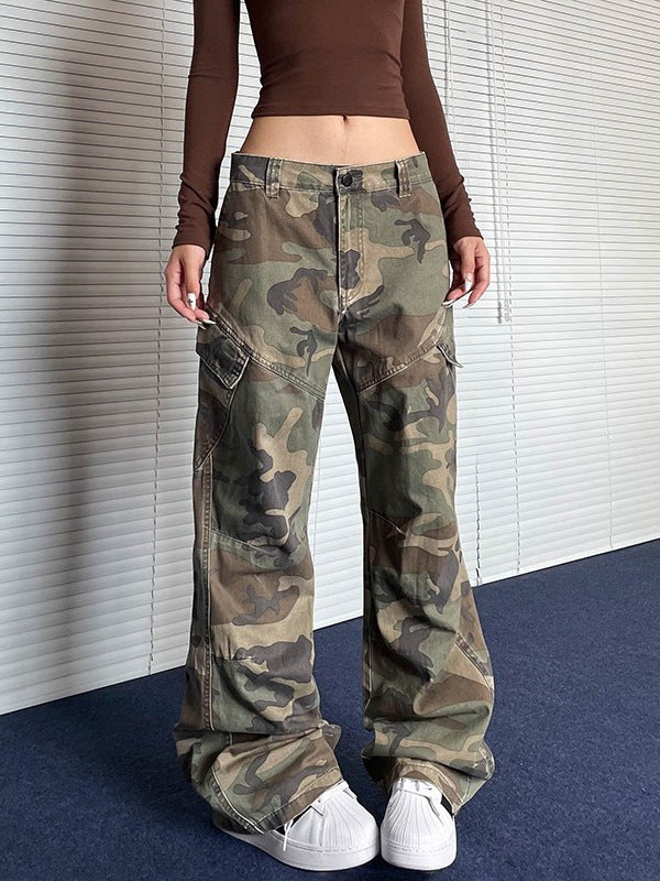 Cotton Denim Pants